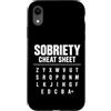 Drunkish | Funny Beer Drinking Drinker H Custodia per iPhone XR Alfabeto Indietro Sarcastico Inappropriato Bar Umorismo alcol
