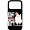 Funny Chicken Butt Joke Meme Gifts Men W Custodia per iPhone 17 Pro Indovina cosa pollo culo umorismo amante del pollo divertente