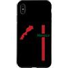 MASH MOSH Custodia per iPhone XS Max Marocco Map, Marocchino Country Outline Travel Heritage Tee