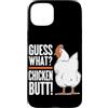Funny Chicken Butt Joke Meme Gifts Men W Custodia per iPhone 15 Plus Indovina cosa pollo culo umorismo amante del pollo divertente