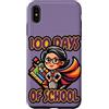 100 Days School Teacher Apparel Custodia per iPhone XS Max 100 giorni di insegnante di design scolastico Ritorno a scuola