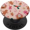 Christmas Frosted Wishes Sweet Treat Gri Christmas Frosted Wishes Sweet Treat PopSockets PopGrip Adesivo