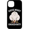Funny Chicken Butt Joke Meme Gifts Men W Custodia per iPhone 13 Indovina cosa pollo culo umorismo amante del pollo divertente