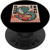 Cool Japanese Dragon Boy Viking Dragon G Ramen giapponese Kawaii Anime Drago Cinese Stampa Bambini Drago PopSockets PopGrip Adesivo