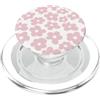 Flower Aesthetic Co. Estetica Fiori Rosa Retro Daisy PopSockets PopGrip per MagSafe