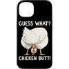 Funny Chicken Butt Joke Meme Gifts Men W Custodia per iPhone 13 Indovina cosa pollo culo umorismo amante del pollo divertente