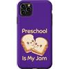 Peanut Butter Jelly School Lunch Favorit Custodia per iPhone 11 Pro Max Preschool Is My Jam Cute Student Burro di arachidi e gelatina