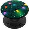 Christmas Lights Cute Holiday Grip Holde Christmas Lights Cute Holiday PopSockets PopGrip Adesivo