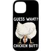 Funny Chicken Butt Joke Meme Gifts Men W Custodia per iPhone 15 Indovina cosa pollo culo umorismo amante del pollo divertente