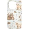 Cozy Countryside Farm Life Design Studio Custodia per iPhone 15 Pro Piglet Baby Capra Coniglio Cottagecore Giardino Fattoria Art
