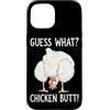 Funny Chicken Butt Joke Meme Gifts Men W Custodia per iPhone 15 Indovina cosa pollo culo umorismo amante del pollo divertente
