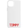 Tippy Cat Name GIfts With Coffee Custodia per iPhone 14 Plus Tippy Gifts All I Need Is Coffee Cat Named Tippy