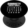 Drunkish | Funny Beer Drinking Drinker H Alfabeto Indietro Sarcastico Inappropriato Bar Umorismo alcol PopSockets PopGrip Adesivo