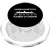 GPS Coodinates and Skyline of your City GPS coordinate capitale USA Tourist Skyline Washington PopSockets PopGrip per MagSafe