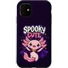 Spooky Cute Axolotl Vampire Halloween Custodia per iPhone 11 Axolotl Halloween Kawaii vampiro pastello goth carino