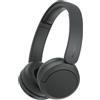 Sony WH-CH530 Cuffie Bluetooth Wireless - Nero | Design leggero, EQ a 10 bande, 360 Reality Audio, chiamate nitide con AI, 55 ore batteria, ricarica rapida, iOS e Android