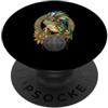 Mexico Aztec Tribal Ancient Mesoamerican Aztec Frog Messico Azteco Tribale Antica Civiltà PopSockets PopGrip Adesivo