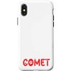 Comet Cat Name GIfts With Coffee Custodia per iPhone X/XS Nome gatto Cometa Regali All I Need Is Coffee Cat Named Comet