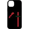 MASH MOSH Custodia per iPhone 14 Plus Marocco Map, Marocchino Country Outline Travel Heritage Tee