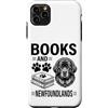 Funny Newfoundland And Book Designs Custodia per iPhone 11 Pro Max Libri E Terranova Divertente Terranova