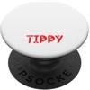 Tippy Cat Name GIfts With Coffee Tippy Gifts All I Need Is Coffee Cat Named Tippy PopSockets PopGrip Adesivo