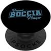 Boccia Game Ball Petanque Boule Precisio Fiero Giocatore di Boccia PopSockets PopGrip Adesivo