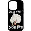 Funny Chicken Butt Joke Meme Gifts Men W Custodia per iPhone 14 Pro Indovina cosa pollo culo umorismo amante del pollo divertente