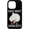 Funny Chicken Butt Joke Meme Gifts Men W Custodia per iPhone 13 Pro Indovina cosa pollo culo umorismo amante del pollo divertente