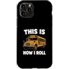 School Bus Route Humor Custodia per iPhone 11 Pro This Is How I Roll Funny School Bus Driver Design