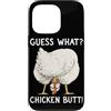 Funny Chicken Butt Joke Meme Gifts Men W Custodia per iPhone 13 Pro Indovina cosa pollo culo umorismo amante del pollo divertente