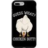 Funny Chicken Butt Joke Meme Gifts Men W Custodia per iPhone 7 Plus/8 Plus Indovina cosa pollo culo umorismo amante del pollo divertente