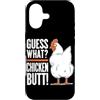 Funny Chicken Butt Joke Meme Gifts Men W Custodia per iPhone 17 Indovina cosa pollo culo umorismo amante del pollo divertente
