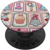Christmas Tree Cute Snowman Grip Holder Christmas Tree Cute Snowman PopSockets PopGrip Adesivo