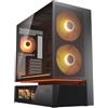 Cougar CFV235 Mesh Vision - Case Mid‑Tower - Nero | Mesh‑front, display IPS 9.16″, ATX/CEB, airflow 270°, 2 ventole 160 mm ARGB, GPU 400 mm, USB‑C