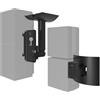 Dinghosen Supporto da parete compatibile con altoparlanti Bose Cube Lifestyle 6, 10, 15, 18, 28, 12, UB-20, colore: Nero