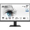 msi PRO MP273 Monitor Flat 27, Display 16:9 Full HD (1920x1080), 75Hz, 5ms, IPS antiriflesso, collegamenti 1x HDMI e 1x DP, VESA 75x57mm standard