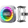 nubia REDMAGIC 6Pro Raffreddatore Magnetico per Cellulari Gaming Ventola Telefono | 30W Radiatore Phone Cooler Luce RGB con Clip con Braccio Magico e Treppiede per iPhone Serie Magnetica/Android/Tablet/iPad