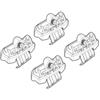 Nordrive Kit attacchi per barre auto portatutto ford ka+ 16> n21210