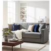 BellaHome Divano letto nora 3 posti in tessuto colore grigio, 212x80x87 cm