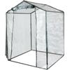 Serra da giardino a casetta francesca con telo in pvc 155x155x205 cm