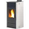 Caris Stufa a pellet ventilata caris dalia bianco7,5 kw