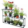 Verdemax Scaffale a ripiani da esterno verdemax 142x30x98 cm