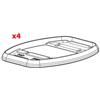 Nordrive Set 4 gomme per tamponi kit attacchi kargo n99984