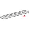 Nordrive Set 6 cinghietti in gomma n99982