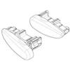 Nordrive Set 2 tappi per barre silenzio n99949