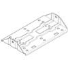 Nordrive Piastra supporto braccetti nera per n50050 n50100 per barre silenzio n99947