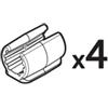 Nordrive Set 4 appoggi di ricambio per nitto, pyro and radius