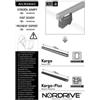 Nordrive Kit attacchi per barre auto portatutto citroen jumpy peugeot expert fiat sc n30043