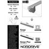 Nordrive Kit attacchi per barre auto portatutto renault trafic 01 nissan primastar 03 n30143