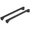 Nordrive Set completo barre portatutto evos silenzio black rail in alluminio s 108 cm - n15089